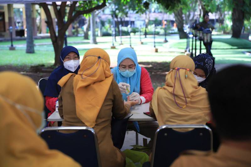 Cegah PTM Dinas Kesehatan Skrining Pegawai Pemkot Tangerang