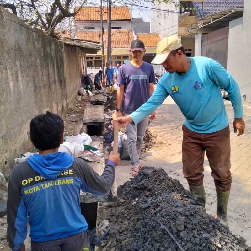 Antisipasi Banjir Pemkot Tangerang Lakukan Normalisasi Drainase