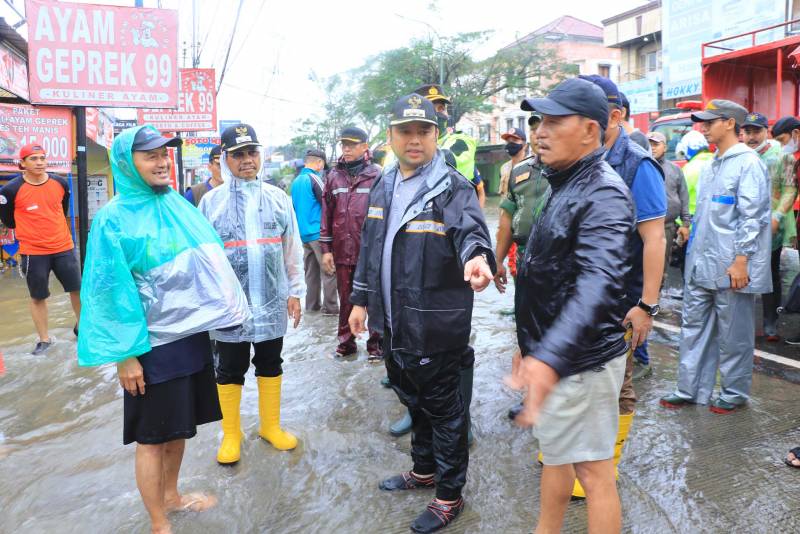 Sejumlah Titik Banjir Akibat Hujan Lebat Kian Berangsur Surut