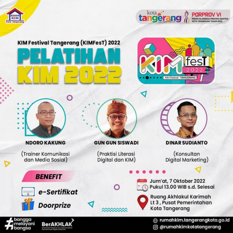 IMG-Pelatihan KIM 2022 Menuju KIM Festival (KIMFesT) Tangerang 2022