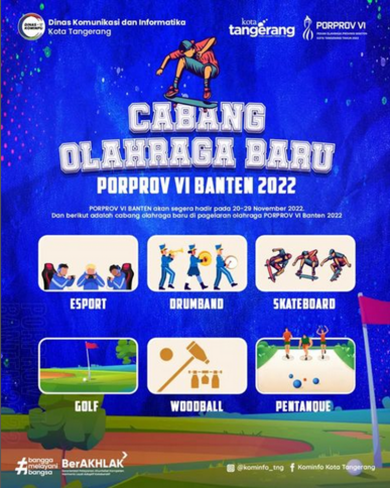 IMG-Cabang Olahraga Baru Porprov VI Banten 2022