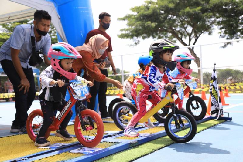 Seru Race Pushbike di Decathlon Tangerang