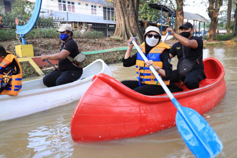 Sementara Waktu Mulai Besok Wisata Perahu Kano Gratis Kota Tangerang Pindah Ke Situ Gede 