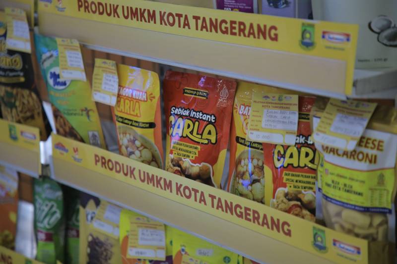 Produk UMKM Kota Tangerang sudah bisa didapatkan di gerai Indomaret