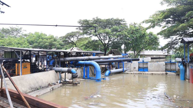 Pemkot Tangerang membangun sistem pengendali banjir. Foto: Pemkot Tangerang