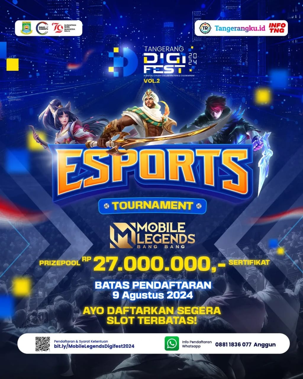 Ayo Ikuti Turnamen Mobile Legends Tangerang Digital Festival Vol.2 ...