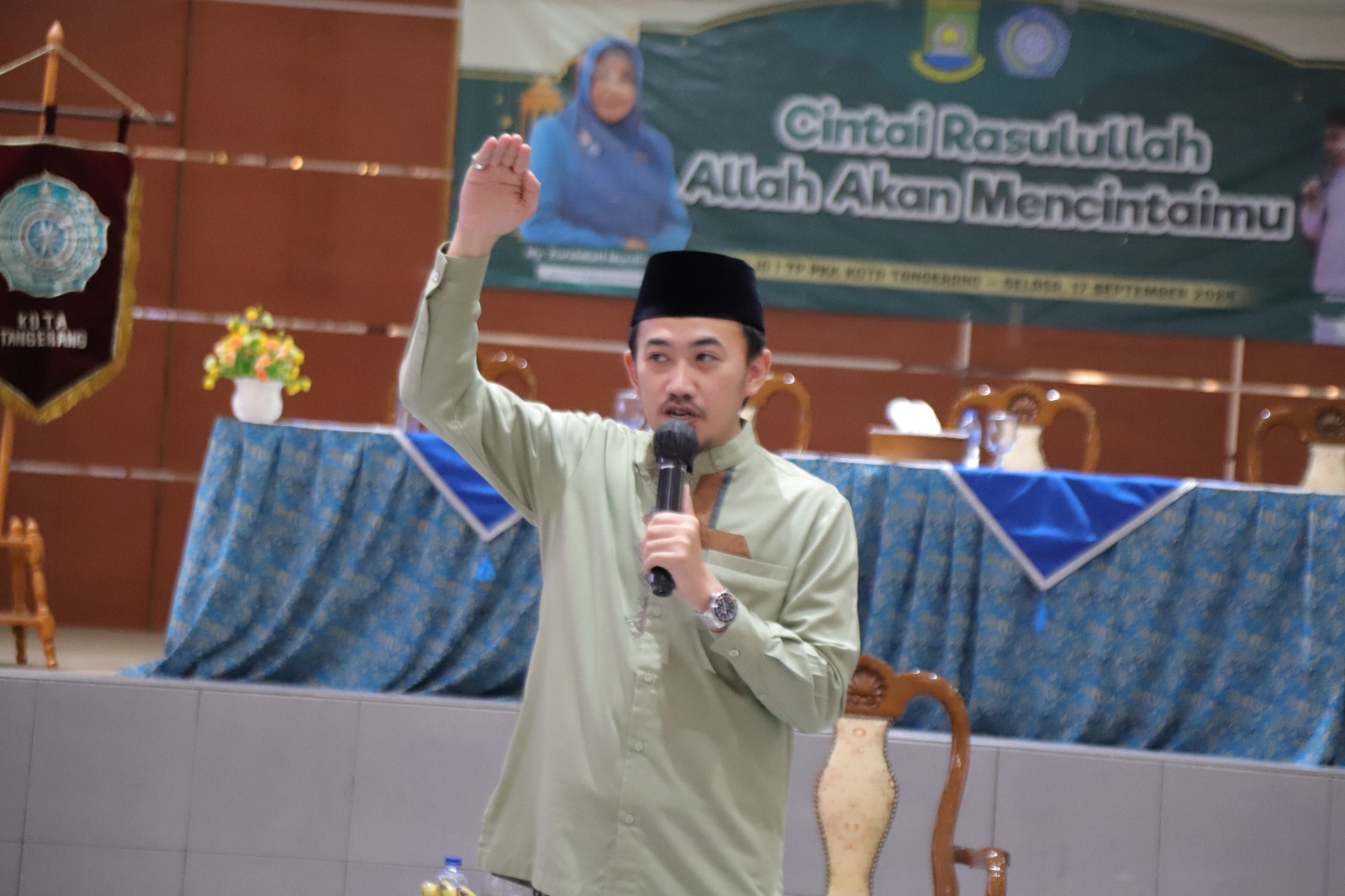 tp-pkk-kota-tangerang-peringati-maulid-nabi-muhammad-bersama-ustaz-syamsuddin-nur-makka