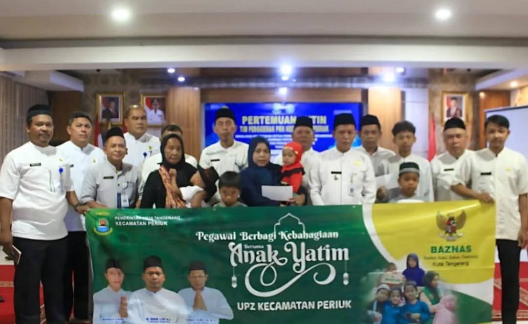 jelang-akhir-tahun-kecamatan-periuk-gelar-santunan-anak-yatim-dan-doa-akhir-tahun