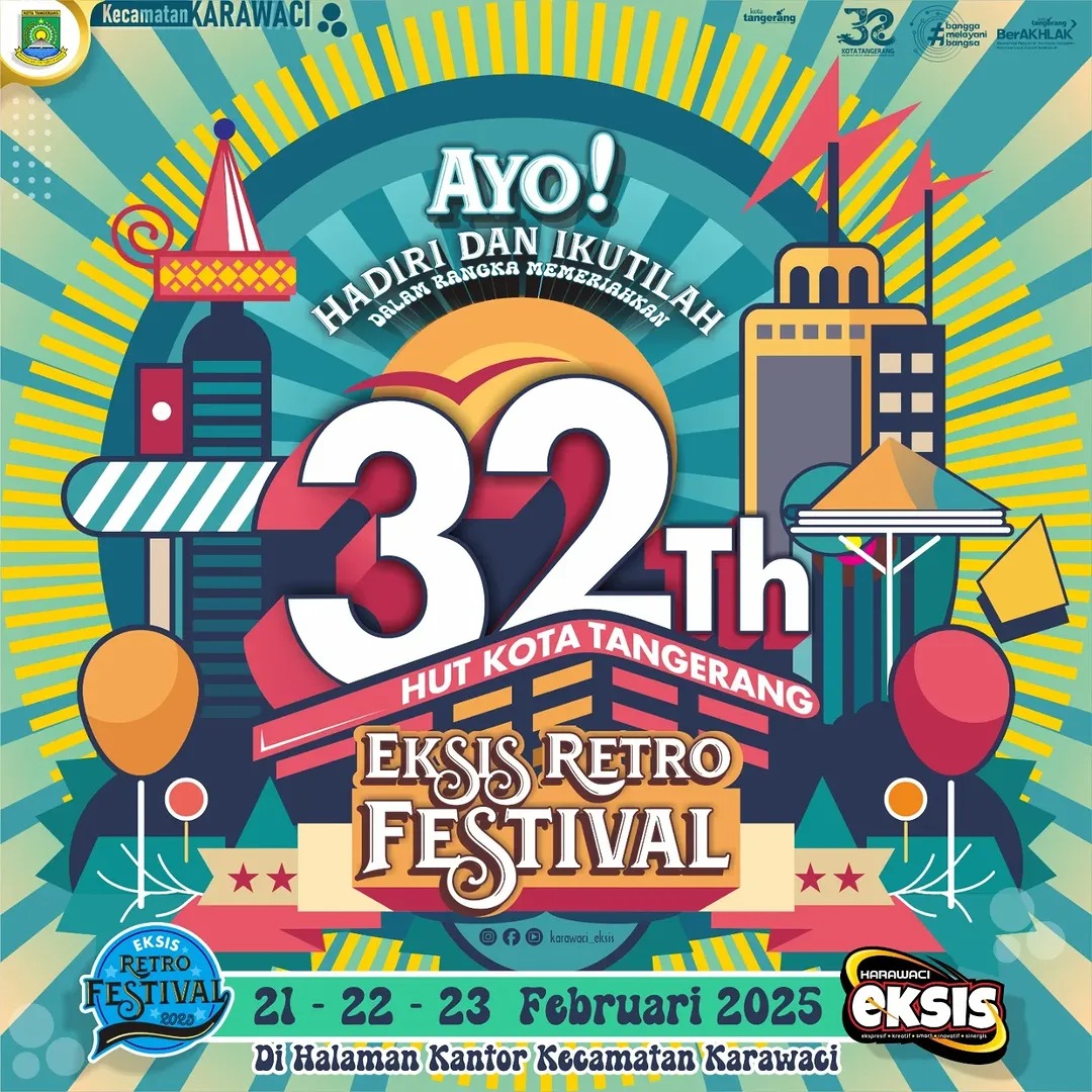 ayo-hadiri-eksis-retro-festival-di-kecamatan-karawaci-21-23-februari-2025