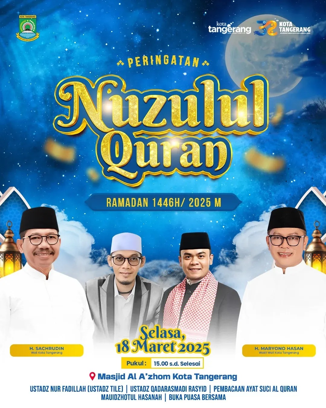 sambut-nuzulul-qur-an-masjid-raya-al-a-zhom-hadirkan-tausiah-akbar-bersama-ustaz-tile