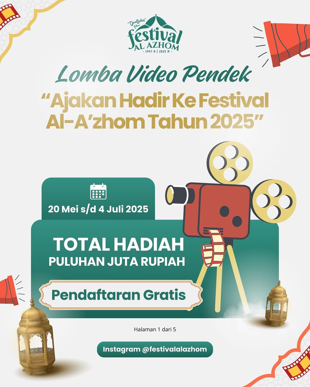 daftar-segera-festival-al-azhom-kota-tangerang-buka-sayembara-video-pendek-berhadiah-puluhan-juta-rupiah