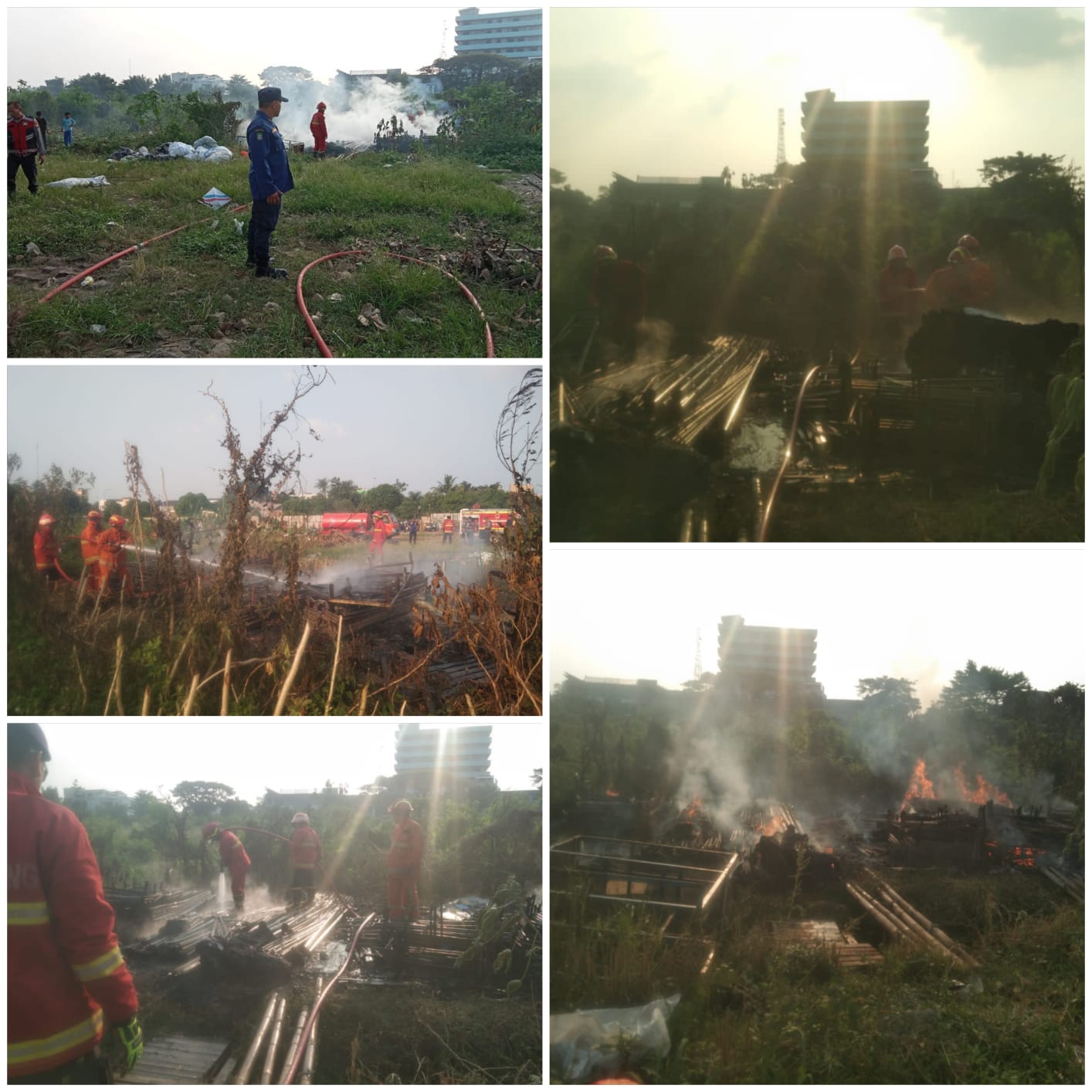 bpbd-kota-tangerang-gerak-cepat-padamkan-kebakaran-lapak-barang-bekas-di-larangan