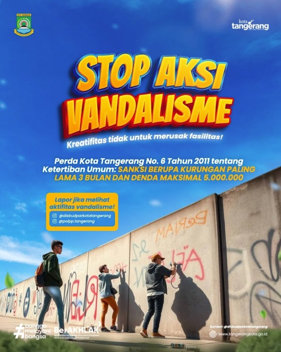pemkot-tangerang-tegaskan-stop-vandalisme-kurungan-3-bulan-dan-denda-rp-5-juta-mengintai-pelaku