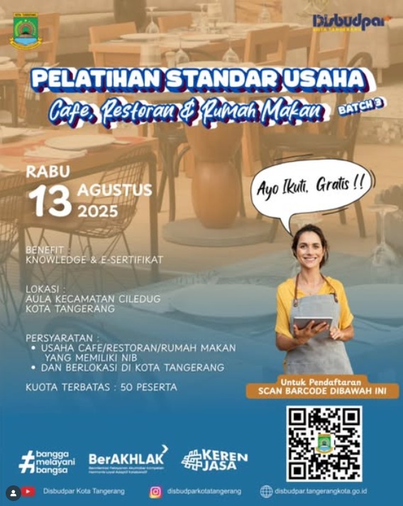 gratis-pemkot-tangerang-buka-pendaftaran-pelatihan-standar-usaha-bagi-cafe-restoran-dan-rumah-makan