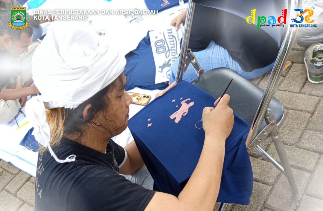 sambut-hut-ke-80-ri-dpad-kota-tangerang-gelar-pelatihan-melukis-kaos-bersama-karang-taruna