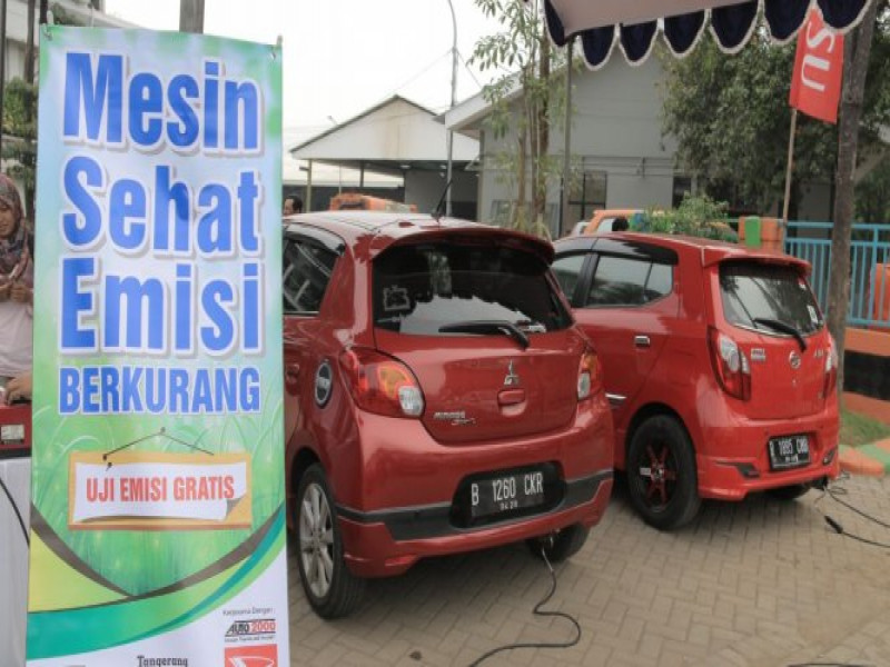 Pemkot Tangerang Adakan Uji Emisi Kendaraan Gratis