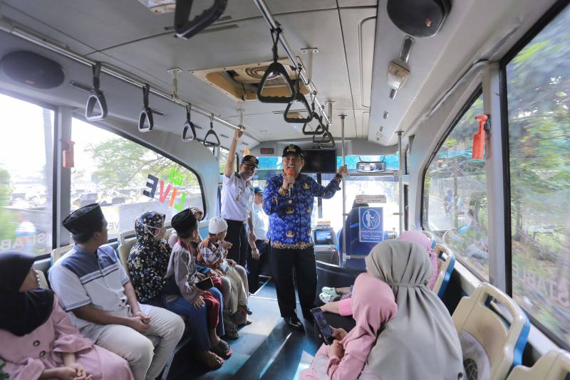 Masyarakat tidak perlu datang ke Kantor Dishub untuk booking Bus Jawara