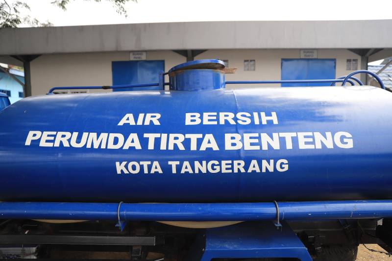Beberapa wilayah di Kota Tangerang mulai mengalami krisis air