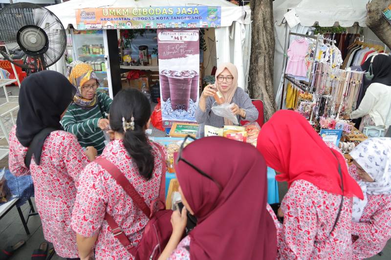 Omzet pelaku UMKM Kota Tangerang meningkat saat Festival Cisadane 2023
