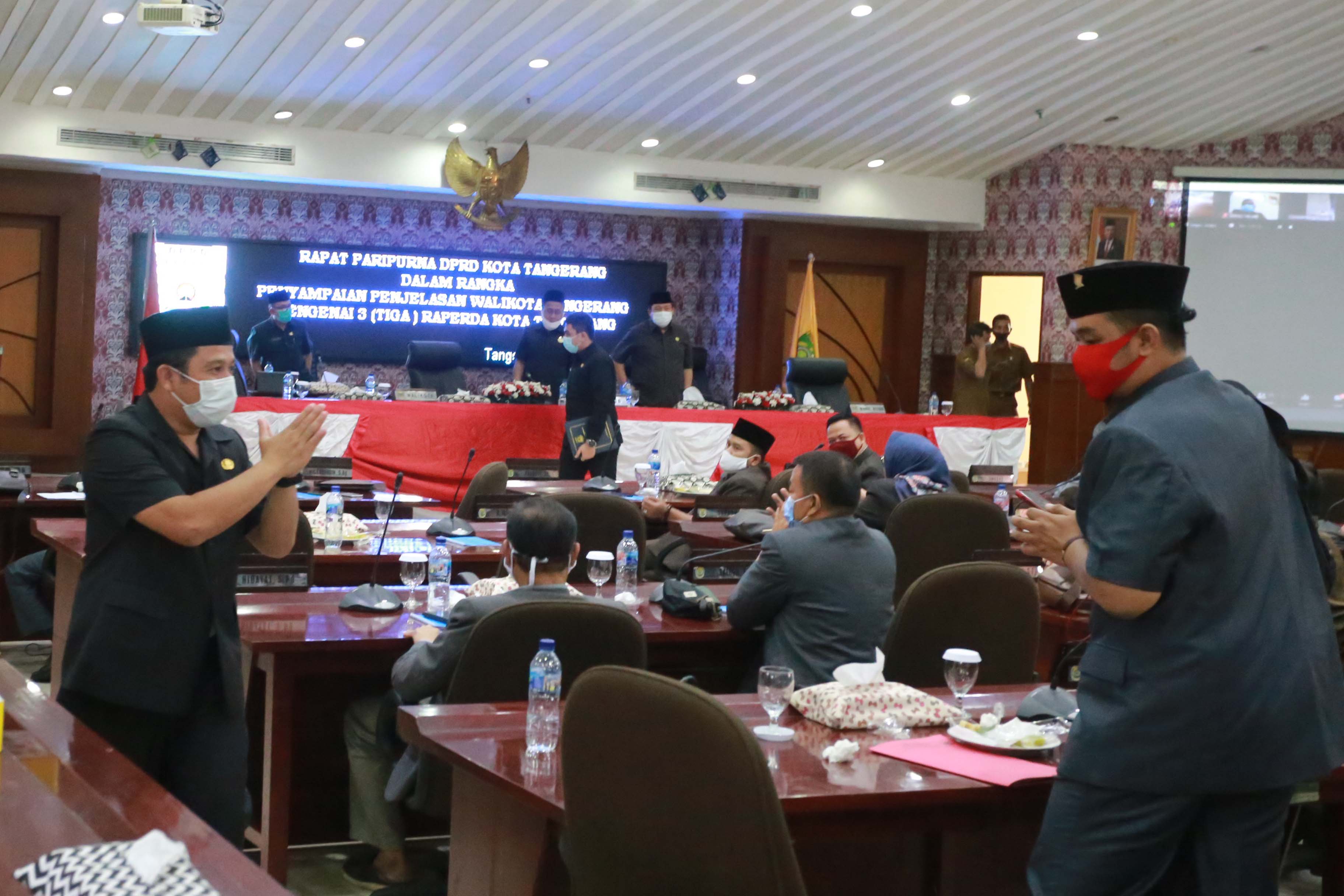 Wali Kota Tangerang Sampaikan Penjelasan Tentang Raperda Perubahan APBD 2020
