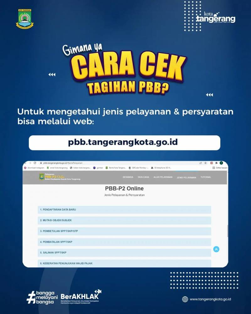 Cara Cek Tagihan PBB