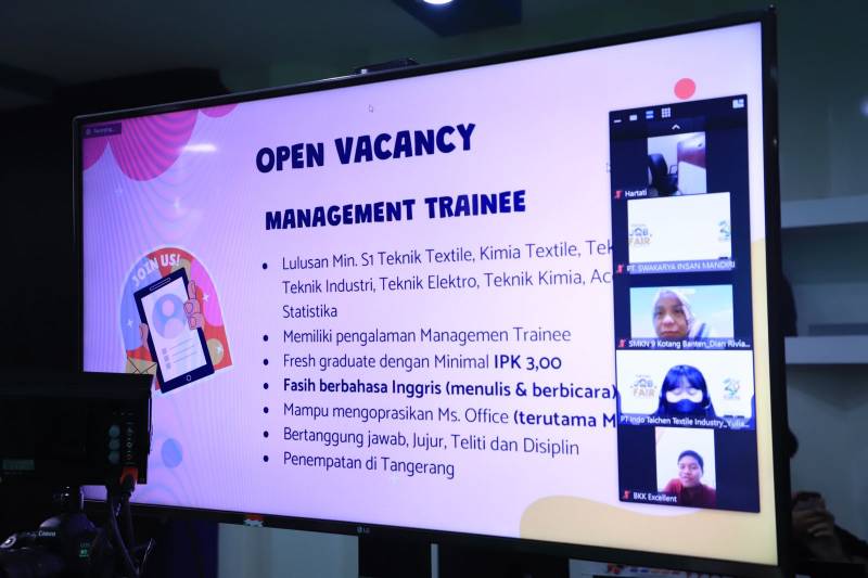 Pemkot Tangerang dan Dinas Ketenagakerjaan kembali menggelar Virtual Job Fair