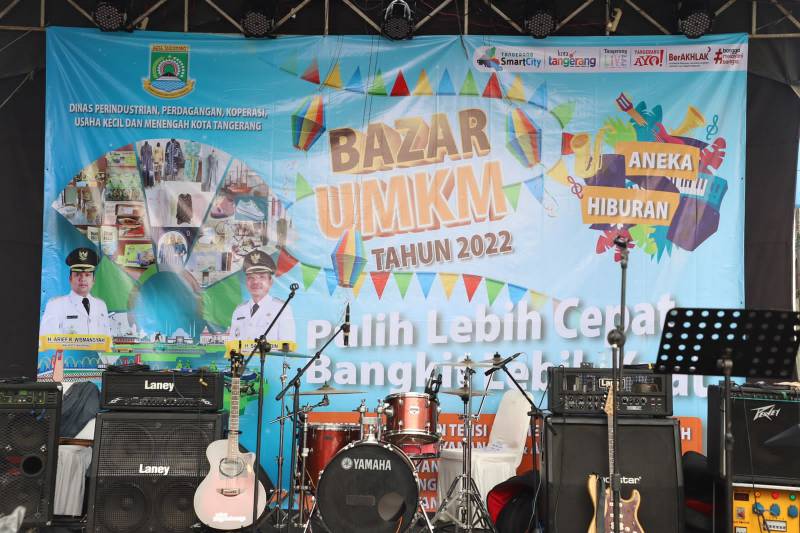 Pemkot Tangerang dan Disperindakop UKM kembali menggelar Bazaar UMKM 2022 edisi ketiga