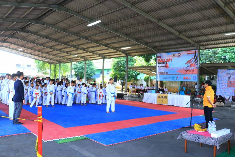 Karate Eagle Cup 1 KKI Banten 2023 dibuka oleh Wakil Wali Kota Tangerang Sachrudin