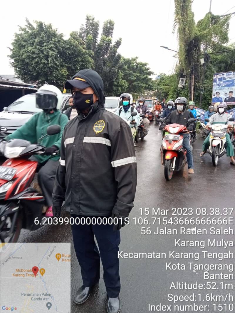 Hujan Berpotensi Kemacetan Dishub Kota Tangerang Kerahkan Ratusan