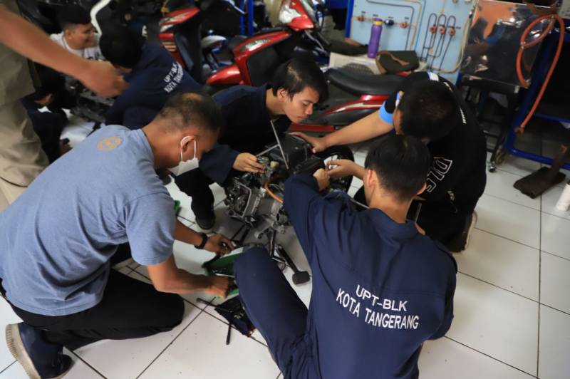 Ada berbagai jenis pelatihan kerja yang disediakan Disnaker Kota Tangerang