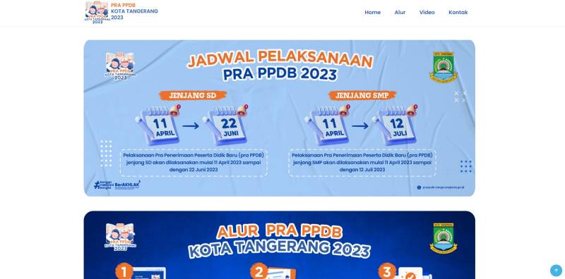 PPDB Kota Tangerang 2023 untuk SD dan SMP sudah dibuka