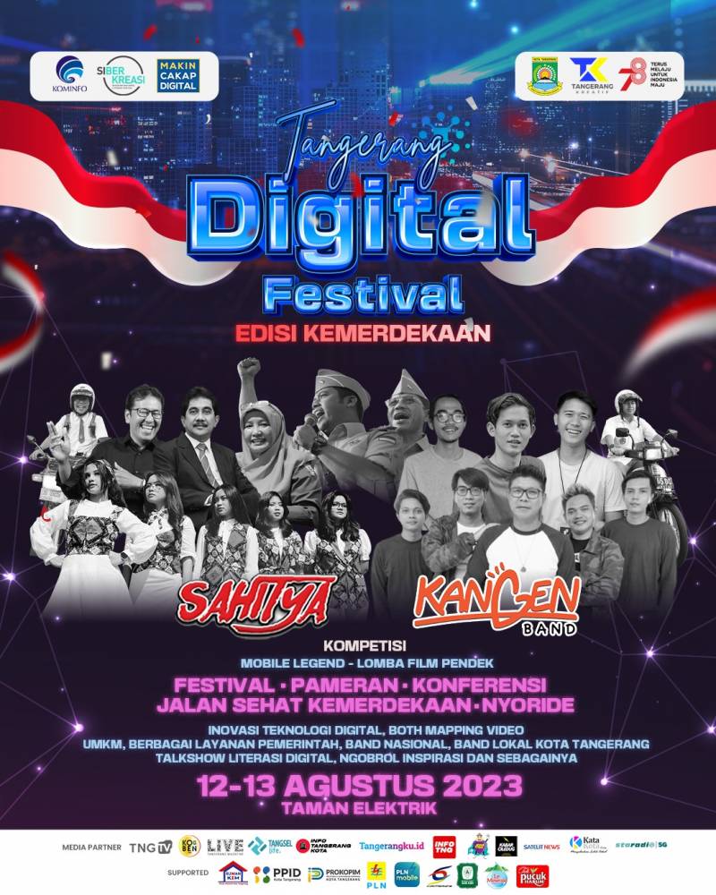 Tangerang Digital Festival 2023 diramaikan dengan berbagai kegiatan menarik